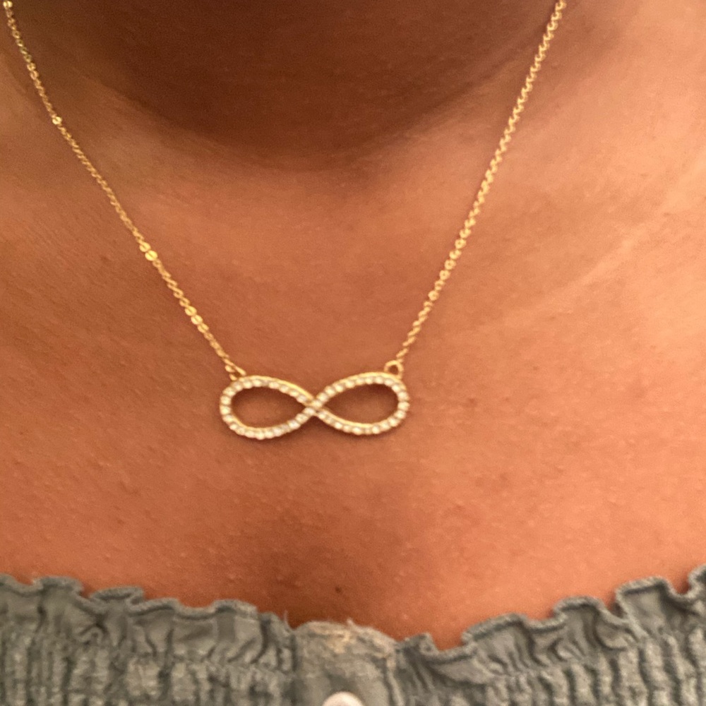 Gold Infinity Necklace